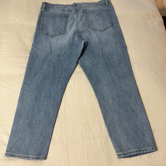 Ella Moss Juniors high waist straight leg ankle jeans Junior size 14/32 - Picture 4 of 10